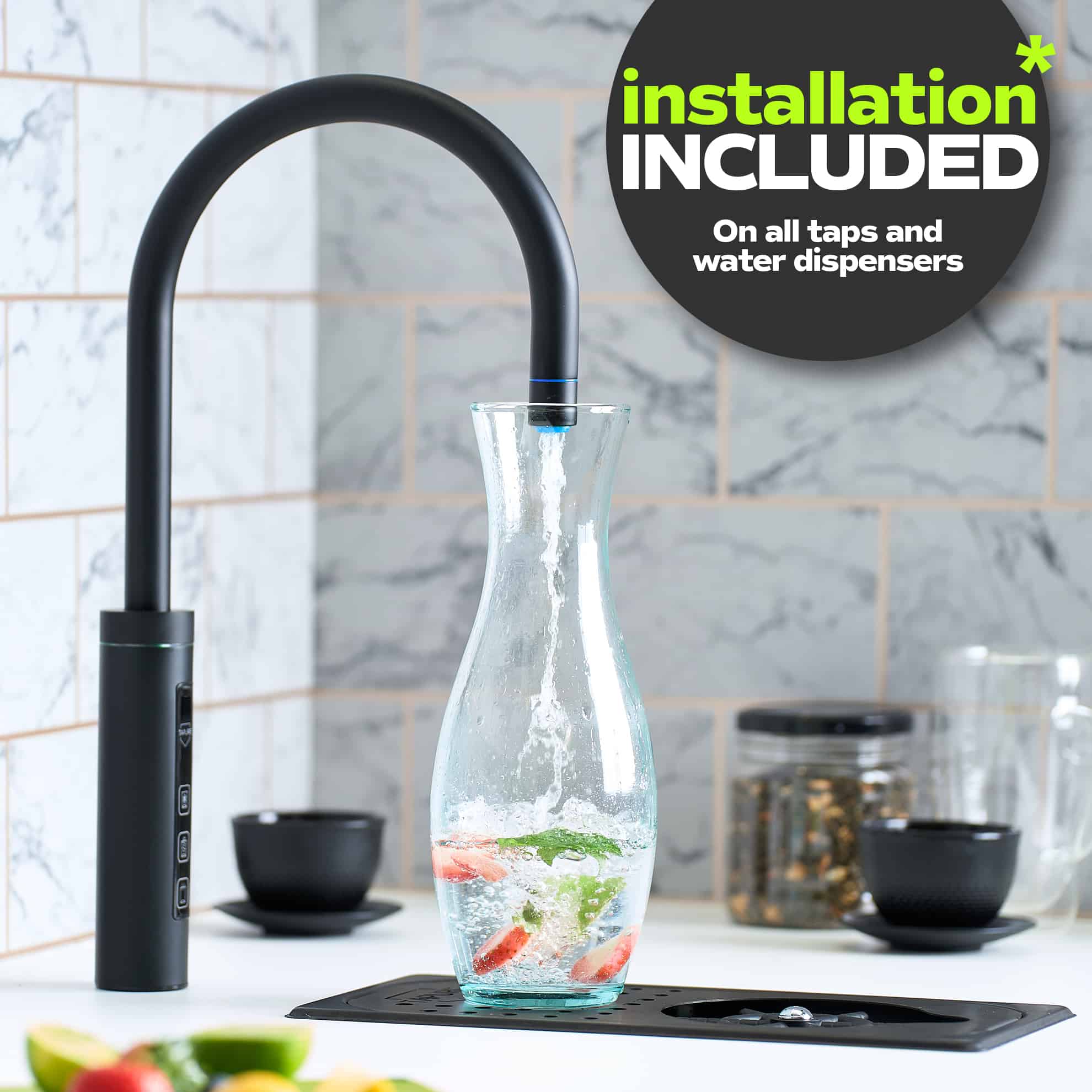 Tapure Drink Station & Optional Glass Rinser Tapure